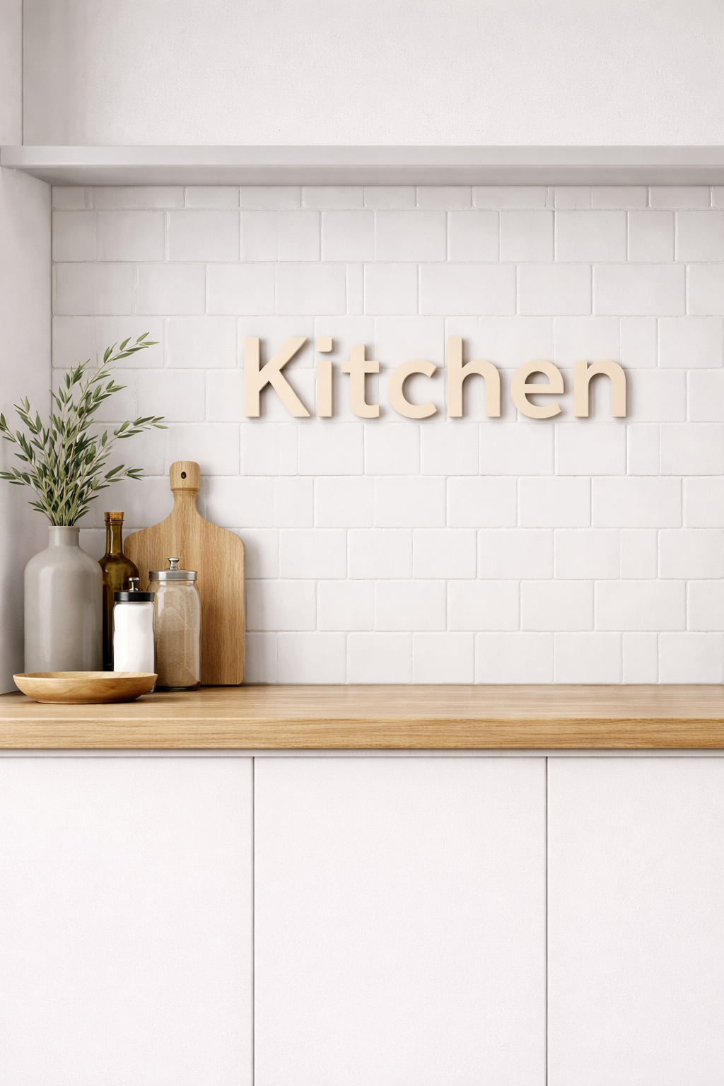 Personalisierte 3D-Buchstaben zum Aufkleben