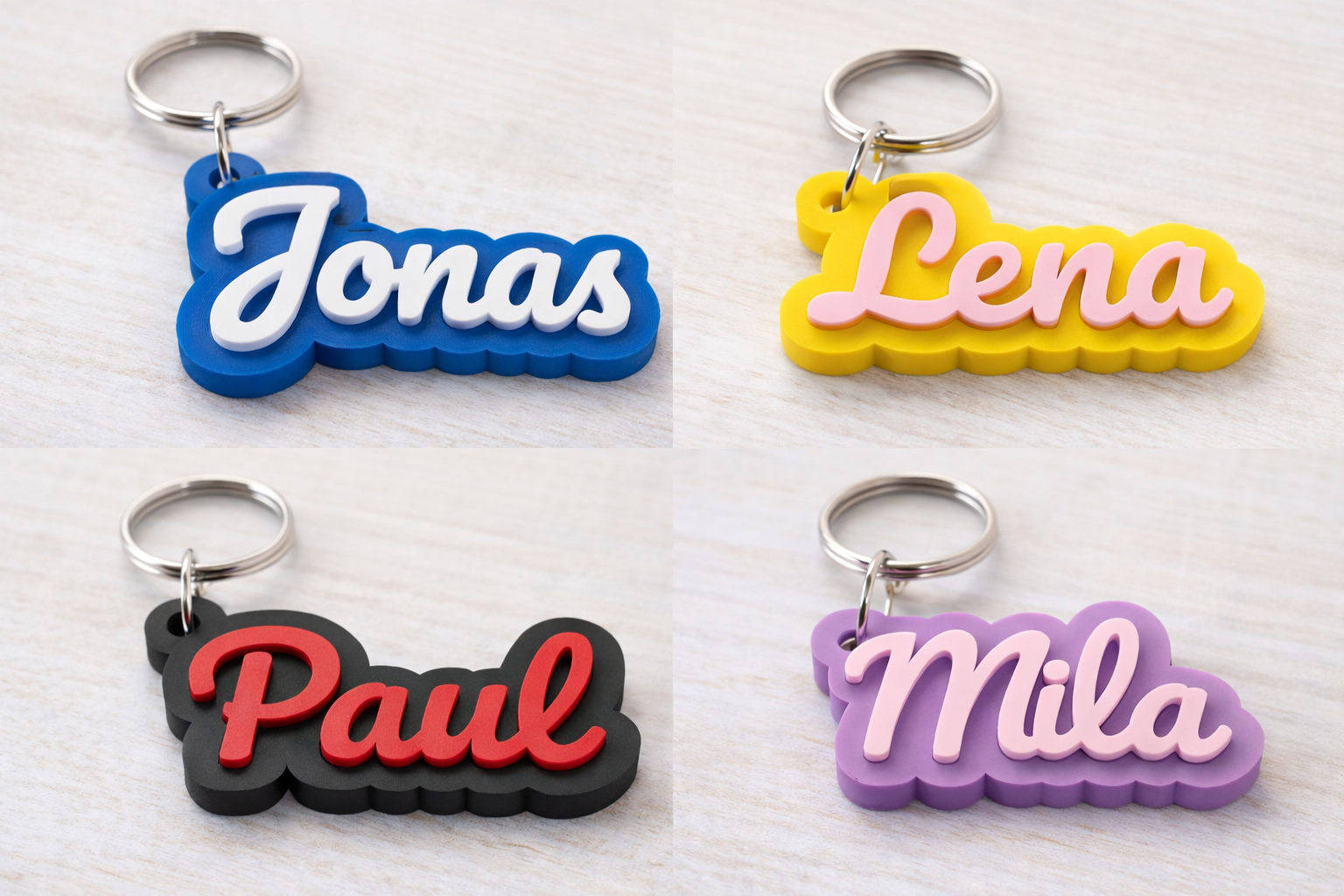 Personalisierter Namens-Schlüsselanhänger
